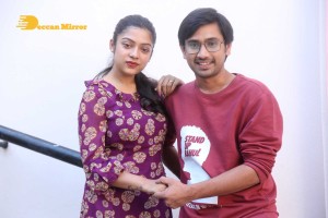 Pictures from Telugu Movie 'Stand Up Rahul' Press Meet - attended by Actors Raj Tarun, Varsha Bollamma, and Director Santo Mohan