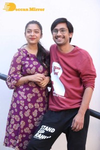 Pictures from Telugu Movie 'Stand Up Rahul' Press Meet - attended by Actors Raj Tarun, Varsha Bollamma, and Director Santo Mohan