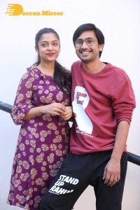 Pictures from Telugu Movie 'Stand Up Rahul' Press Meet - attended by Actors Raj Tarun, Varsha Bollamma, and Director Santo Mohan