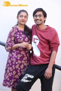 Pictures from Telugu Movie 'Stand Up Rahul' Press Meet - attended by Actors Raj Tarun, Varsha Bollamma, and Director Santo Mohan
