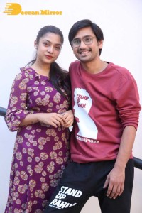 Pictures from Telugu Movie 'Stand Up Rahul' Press Meet - attended by Actors Raj Tarun, Varsha Bollamma, and Director Santo Mohan