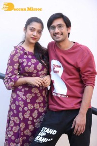 Pictures from Telugu Movie 'Stand Up Rahul' Press Meet - attended by Actors Raj Tarun, Varsha Bollamma, and Director Santo Mohan