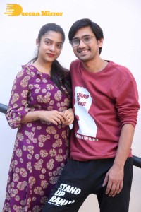 Pictures from Telugu Movie 'Stand Up Rahul' Press Meet - attended by Actors Raj Tarun, Varsha Bollamma, and Director Santo Mohan
