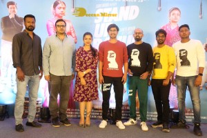 Pictures from Telugu Movie 'Stand Up Rahul' Press Meet - attended by Actors Raj Tarun, Varsha Bollamma, and Director Santo Mohan