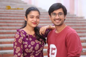 Pictures from Telugu Movie 'Stand Up Rahul' Press Meet - attended by Actors Raj Tarun, Varsha Bollamma, and Director Santo Mohan