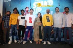 Raj Tarun and Varsha Bollamma Stand Up Rahul Trailer Launch