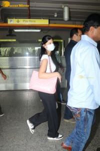 Suhana Khan spotted at Mumbai Airport
