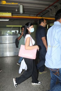 Suhana Khan spotted at Mumbai Airport