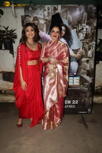 Sukhee Special Screening attended by Shilpa Shetty, Rekha, Kusha Kapila, and others