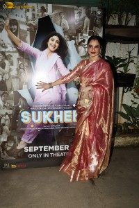 Sukhee Special Screening attended by Shilpa Shetty, Rekha, Kusha Kapila, and others