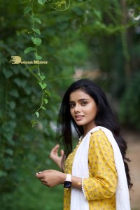 Telugu Actress Sumaya Reddy dons a Yellow Salwar Kameez for a Photoshoot