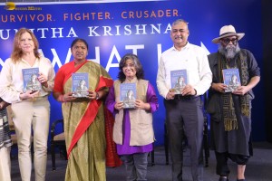 Sunitha Krishnan’s Book Launch attended by US Consul General Jennifer Larson and Telangana Minister Danasari Seethakka