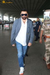 Gadar 2 Star Sunny Deol spotted at Mumbai Airport on Aug 18, 2023