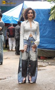 Sunny Sanskari Ki Tulsi Kumari Promoted by Janhvi Kapoor, Varun Dhawan, and Sanya Malhotra in Filmistan