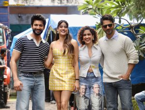 Sunny Sanskari Ki Tulsi Kumari Promoted by Janhvi Kapoor, Varun Dhawan, and Sanya Malhotra in Filmistan