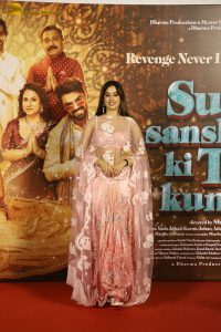 Sunny Sanskari Ki Tulsi Kumari Trailer Launch attended by Varun Dhawan and Janhvi Kapoor