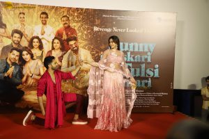 Sunny Sanskari Ki Tulsi Kumari Trailer Launch attended by Varun Dhawan and Janhvi Kapoor
