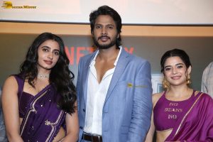 Super Subbu Trailer Launch attended by Sundeep Kishan, Maanasa Choudhary, and Mithila Palkar