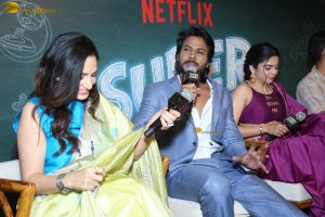 Super Subbu Trailer Launch attended by Sundeep Kishan, Maanasa Choudhary, and Mithila Palkar