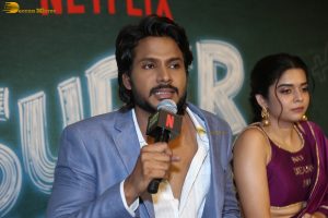 Super Subbu Trailer Launch attended by Sundeep Kishan, Maanasa Choudhary, and Mithila Palkar