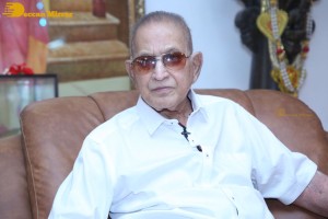 Telugu Superstar Krishna Birthday celebrations attended by his step son Naresh and fans