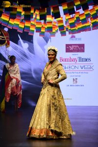 former miss universe and bollywood actress Sushmita Sen ramp walk at a fashion show
