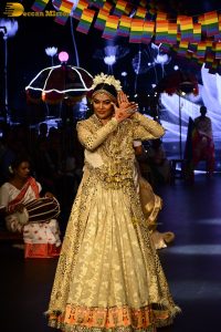 former miss universe and bollywood actress Sushmita Sen ramp walk at a fashion show