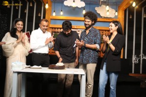 Swag success celebration attended by Sree Vishnu, Ritu Varma, and Daksha Nagarkar