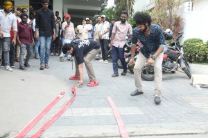 Swag success celebration attended by Sree Vishnu, Ritu Varma, and Daksha Nagarkar