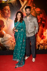 Swatantra Veer Savarkar Screening attended by Randeep Hooda and Ankita Lokhande