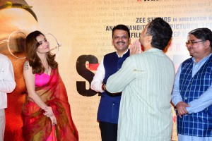 Swatantra Veer Savarkar Special Screening attended by Randeep Hooda, Ankita Lokhande, Devendra Fadnavis, and others