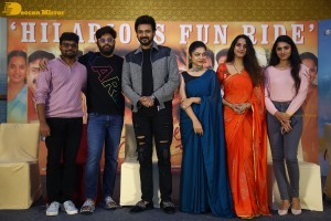 Swathi Muthyam success meet attended by Ganesh Bellamkonda and Varsha Bollamma