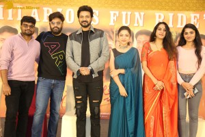 Swathi Muthyam success meet attended by Ganesh Bellamkonda and Varsha Bollamma