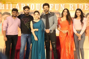 Swathi Muthyam success meet attended by Ganesh Bellamkonda and Varsha Bollamma