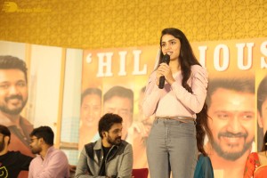 Swathi Muthyam success meet attended by Ganesh Bellamkonda and Varsha Bollamma