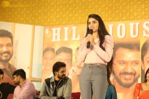 Swathi Muthyam success meet attended by Ganesh Bellamkonda and Varsha Bollamma