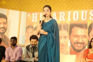 Swathi Muthyam success meet attended by Ganesh Bellamkonda and Varsha Bollamma