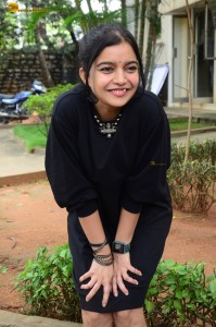 actress colors swathi cute photoshoot in a black dress