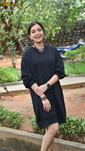 actress colors swathi cute photoshoot in a black dress