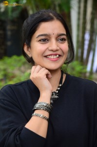 actress colors swathi cute photoshoot in a black dress