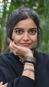 actress colors swathi cute photoshoot in a black dress