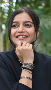 actress colors swathi cute photoshoot in a black dress