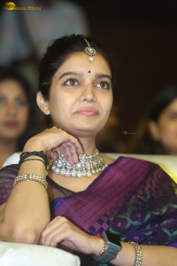 cute actress swathi reddy in a saree at a function