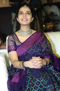 cute actress swathi reddy in a saree at a function