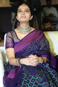 cute actress swathi reddy in a saree at a function