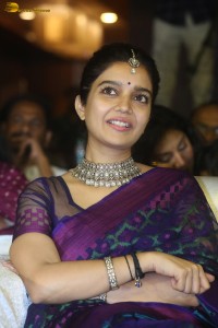 cute actress swathi reddy in a saree at a function