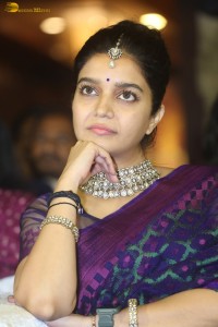 cute actress swathi reddy in a saree at a function