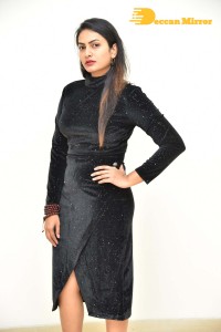 Swetha Varma in a Black dress