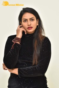 Swetha Varma in a Black dress