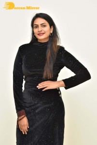 Swetha Varma in a Black dress